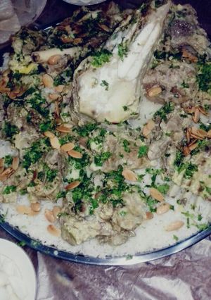 صورة لوصفة المنسف الاردني 😍