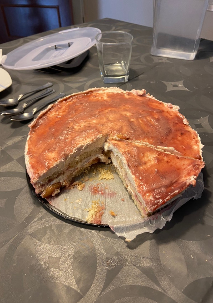 Una foto de Tiramisú de fresas con Thermomix
