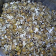 A picture of Payaru Sundal-Sprout sundal.