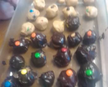 Without Fail Making Recipe Chocolate covered peanut butter MM balls Delicious Simple