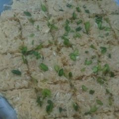 A picture of Nariyal ki barfi.