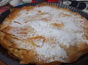 O poză a rețetei Plăcintă de praz cu brânză.