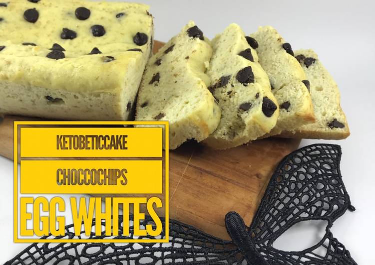 Resep Keto Choccochips Egg Whites Cake - Cake Putih Telur #Allaire Cake Flour Anti Gagal