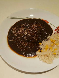 Una foto de Mole poblano