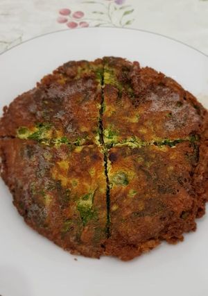 Foto resep Telur Dadar Asam Daun Melinjo