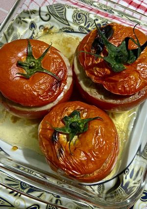 Foto resep French Stuffed Tomatoes - Versi Sederhana