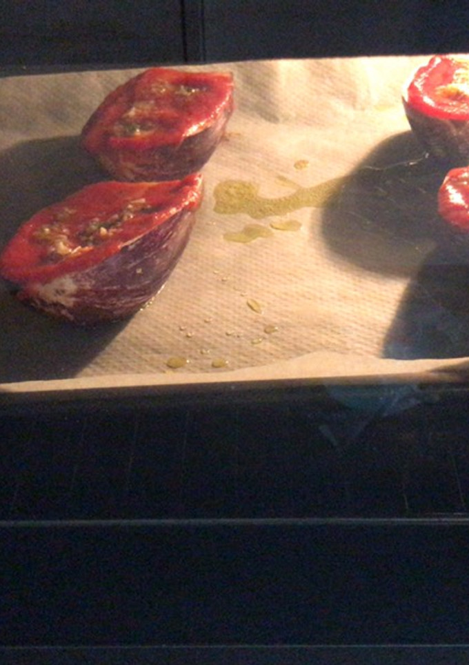 Una foto de Berenjenas al horno