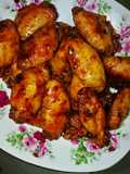 Roasted Chicken Wings & Drummets #PinkBoxCereal