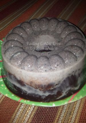 Foto resep Puding Coklat Oreo,sederhana