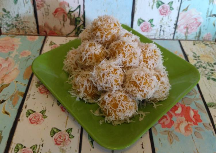 resep cara mengolah 1. Klepon Waluh (Labu Kuning)