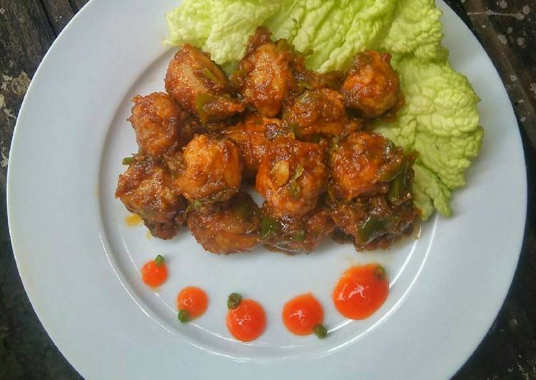 Resep Bakso Goreng Pedas (pr_recookmasakanpedas) Lezat