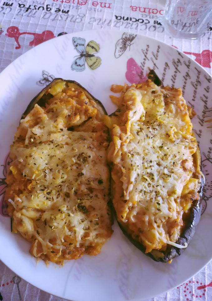 Una foto de Berenjenas rellenas