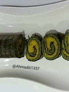 عکسی از دستور رولت کوکو سبزی مجلسی