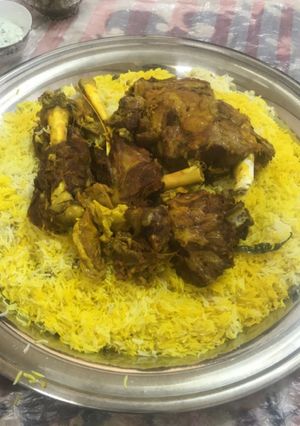 صورة لوصفة مندي لحم بالفرن 🍖🍚