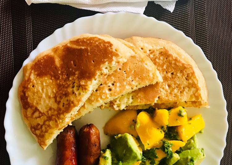 Recipe of Super Quick Homemade Fluffy pancakes # weeklyjikoni challenge