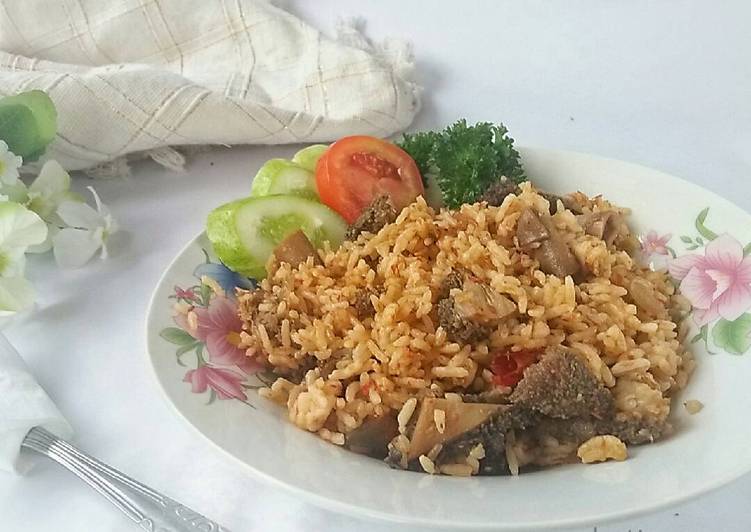 Cara Gampang Menyiapkan Nasi goreng babat Semarang yang Enak Banget