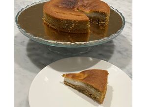 Foto di Torta versata al caffè con crema al latte e vaniglia #airfryer 🥛☕️