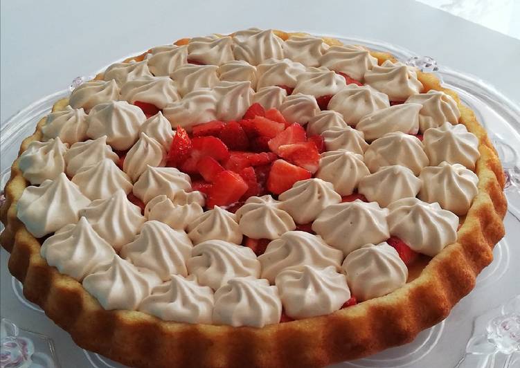 Comment Préparer Des Gâteau à la fraise façon tarte