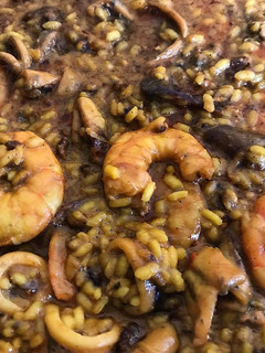 Una foto de Arroz de marisco y pescado