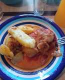 Tilapia al horno con Papas a la mantequilla con romero