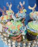 Cupcakes de Vainilla tema de Sirenas