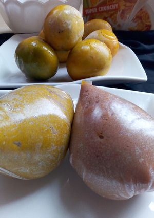 A picture of Infused Semovita swallow.