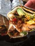 Spicy Shredded Chicken Burritos
