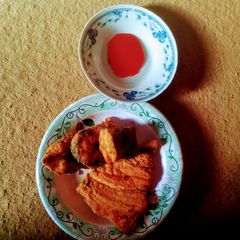 A picture of Spicy fried fish.