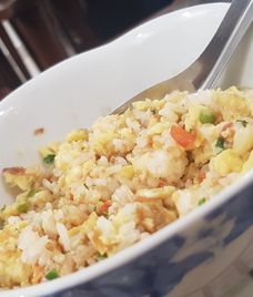 cơm trứng lười