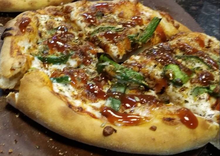 Easiest Way to Make Ultimate Capsicum pizza