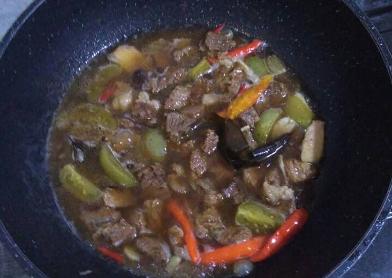 Asem asem daging sapi