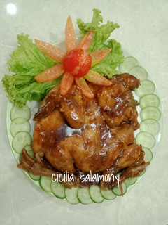 Foto resep Ayam Panggang Saos Lada Hitam