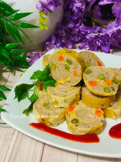 Foto resep Rolade Ayam Sayur Simpel Dan Enak