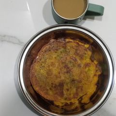 A picture of 3 minutes besan chilla.