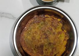 3 minutes besan chilla