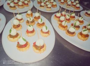 Foto de "Canapé de figo e Mozzarella"Vegetariano
