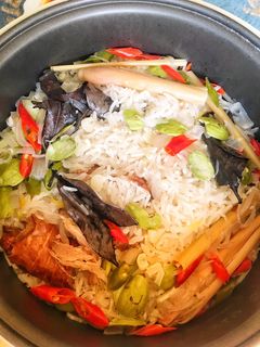 Foto resep Nasi liwet petai magicom