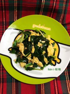 韭菜炒雞蛋 的食譜成品照片