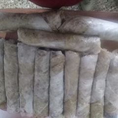 A picture of Chicken tikka roll paaratha.