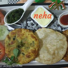 A picture of Tri-colour Healthy Puri.