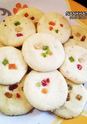 A picture of Nankhatai (Cookies).