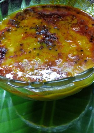 A picture of Tadka daal.