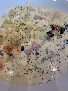 Foto de Ravioli ao molho de 4 queijos