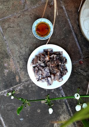 Hình của món Giò thủ.