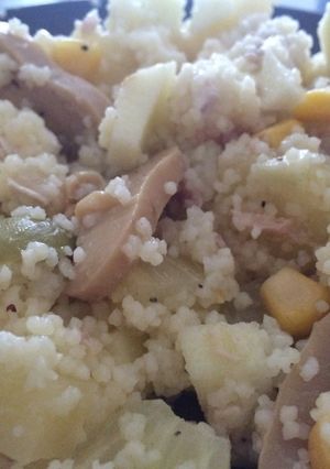 Una foto de Ensalada de cous - cous