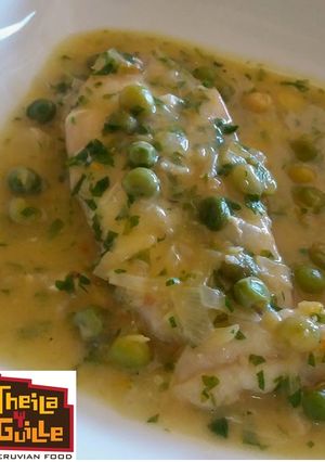 Una foto de Pescado en salsa verde