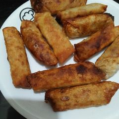 A picture of Aloo chicken Roll😃😃.