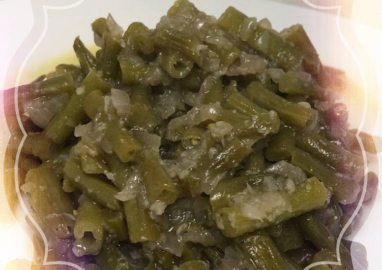 Green beans in olive oil Green beans in olive oil
