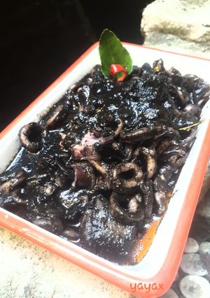 Foto resep Cumi cumi si hitam gurih