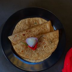 A picture of Sattu Parathe.
